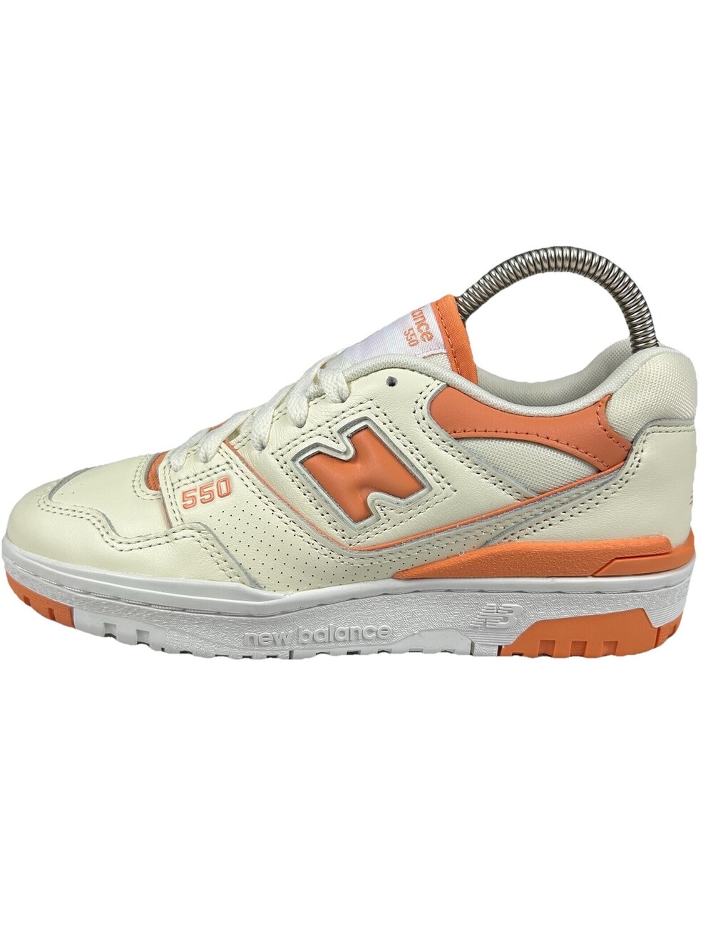 New Balance Women’s 550 Size 7.5 Men’s Size 6 Beige Orange Athletic Shoes New